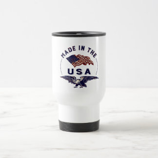 Taza De Viaje Americano del vintage hecho en los E.E.U.U.