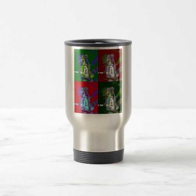 Taza De Viaje Americano nativo (Centro)