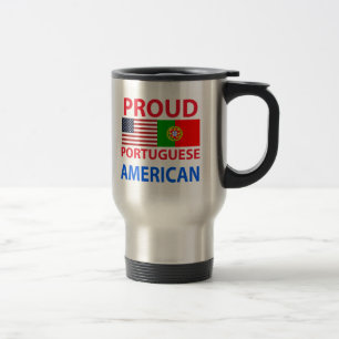 Taza De Viaje Americano portugués orgulloso