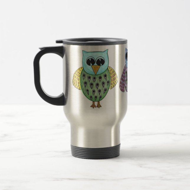 Taza De Viaje Amigos emplumados (Izquierda)