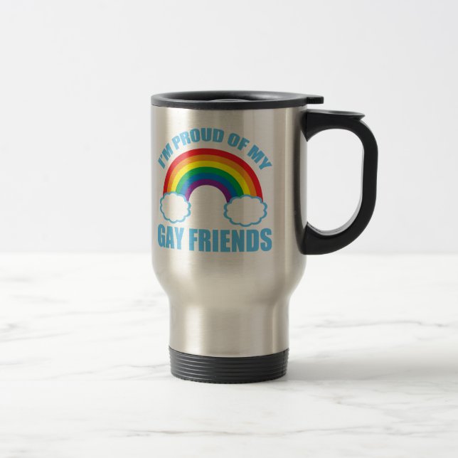 Taza De Viaje Amigos gay (Derecha)