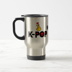 Taza De Viaje ♥ amo a KPop Fabulous Commuter y
