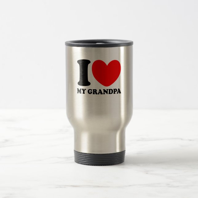 Taza De Viaje Amo a mi abuelo (Centro)