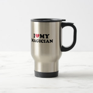 Taza De Viaje Amo a mi mago