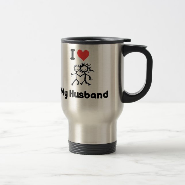 TAZA DE VIAJE AMO A MI MARIDO (Derecha)