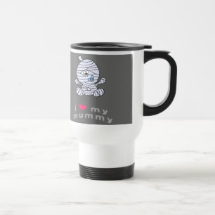 Taza De Viaje Amo a mi momia