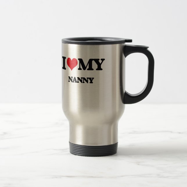 Taza De Viaje Amo a mi niñera (Derecha)