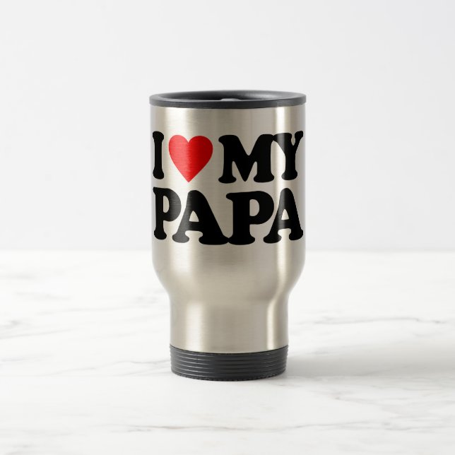 TAZA DE VIAJE AMO A MI PAPÁ (Centro)