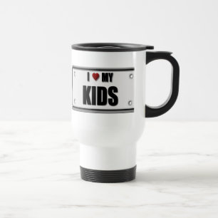 Taza De Viaje Amo a mis niños