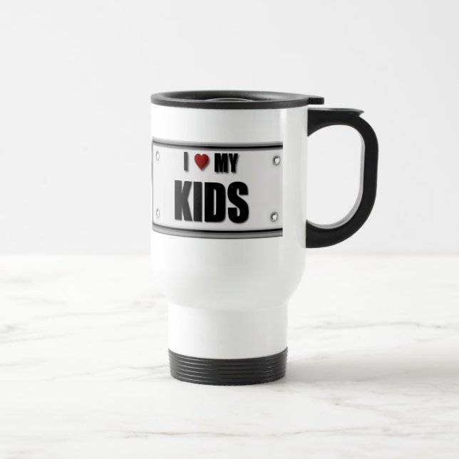 Taza De Viaje Amo a mis niños (Derecha)