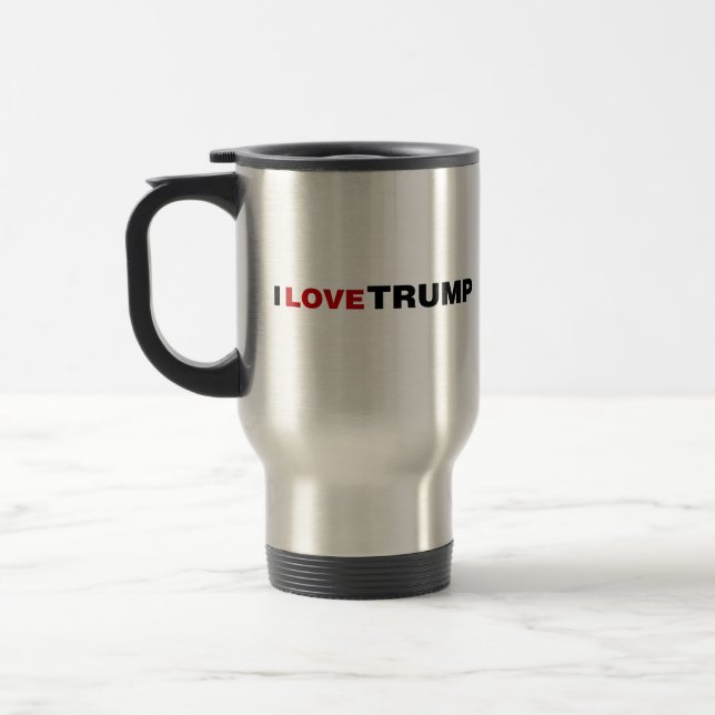 Taza De Viaje Amo a Trump (Izquierda)