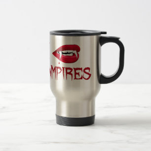 Taza De Viaje Amo a vampiros