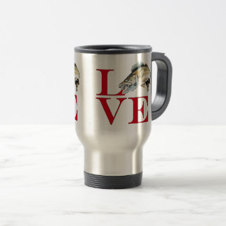 Taza De Viaje Amo a Walleye