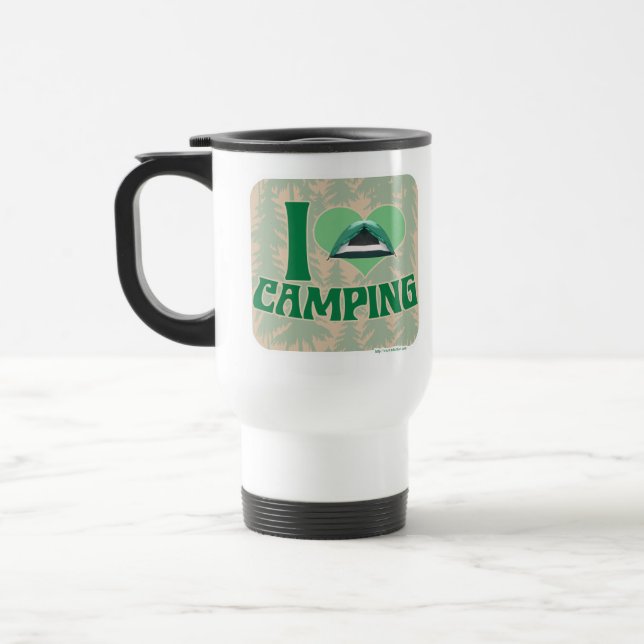 Taza De Viaje Amo Acampar (Izquierda)