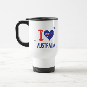 Taza De Viaje "AMO AUSTRALIA" Australia día el 26 de enero
