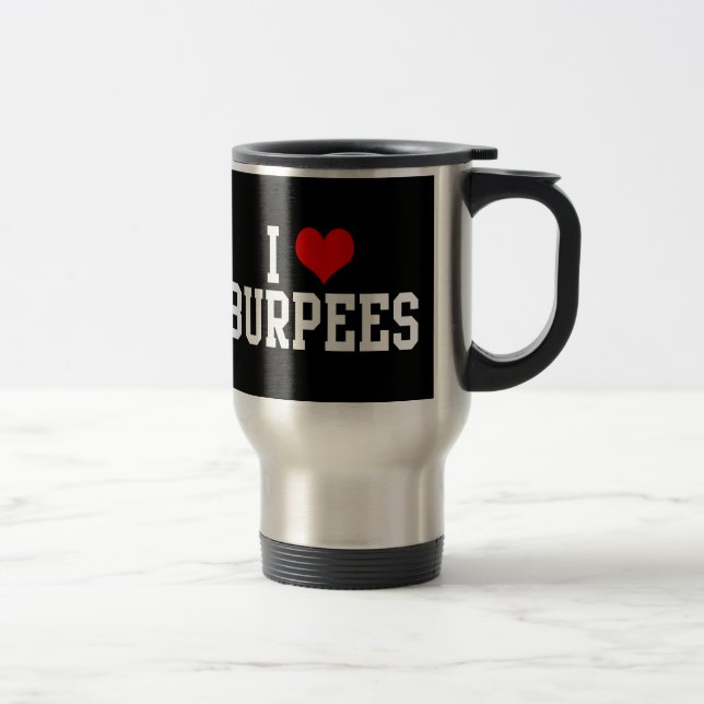 Taza De Viaje Amo Burpees, aptitud (Derecha)