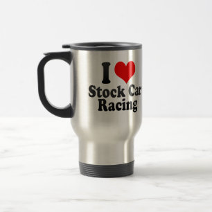 Taza De Viaje Amo Carreras de stock car