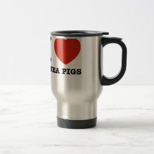 Taza De Viaje Amo conejillos de Indias