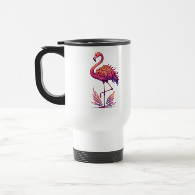 Taza De Viaje Amo de Flamingo Gran Morphing (Izquierda)