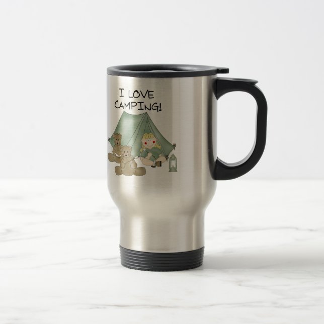 Taza De Viaje Amo el acampar (Derecha)