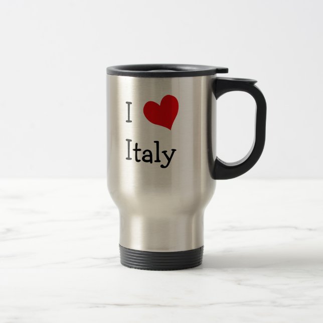 Taza De Viaje Amo Italia (Derecha)
