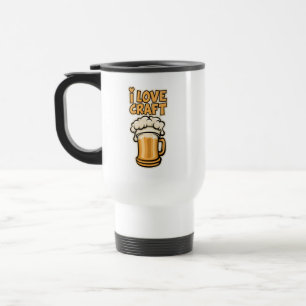 Taza De Viaje Amo La Cerveza Artesanal