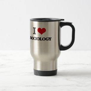 Taza De Viaje Amo la sociología