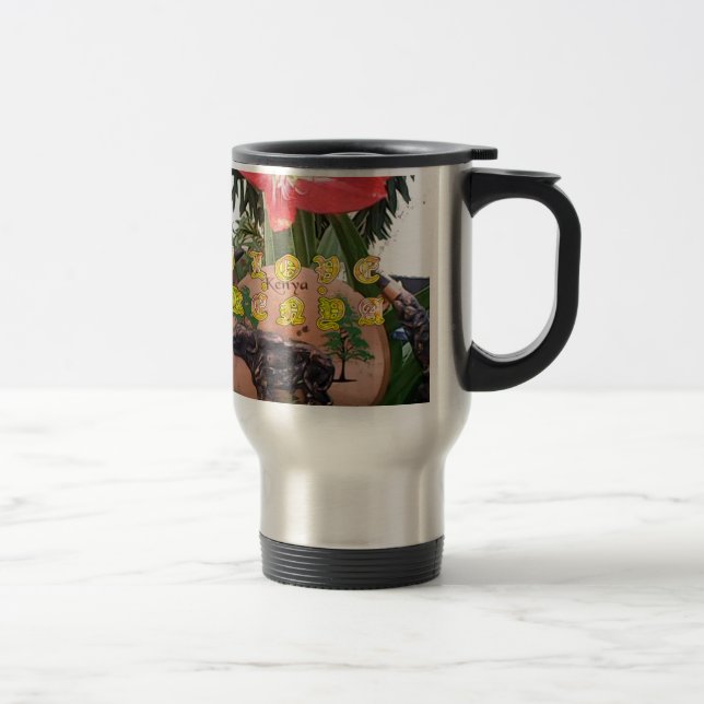 Taza De Viaje Amo los regalos de Kenia Hakuna Matata (Derecha)