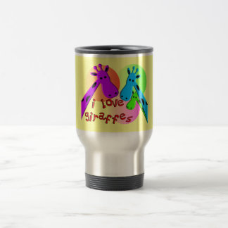 Taza De Viaje Amo los regalos de las jirafas