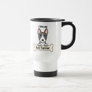 Taza De Viaje Amo mi bull terrier