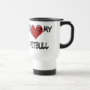 Taza De Viaje Amo mi Pitbull