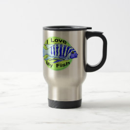Taza De Viaje Amo mis pescados