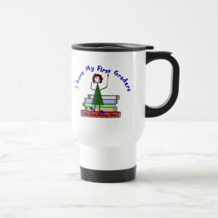 Taza De Viaje Amo mis primeros graduadores--Taza del viaje del