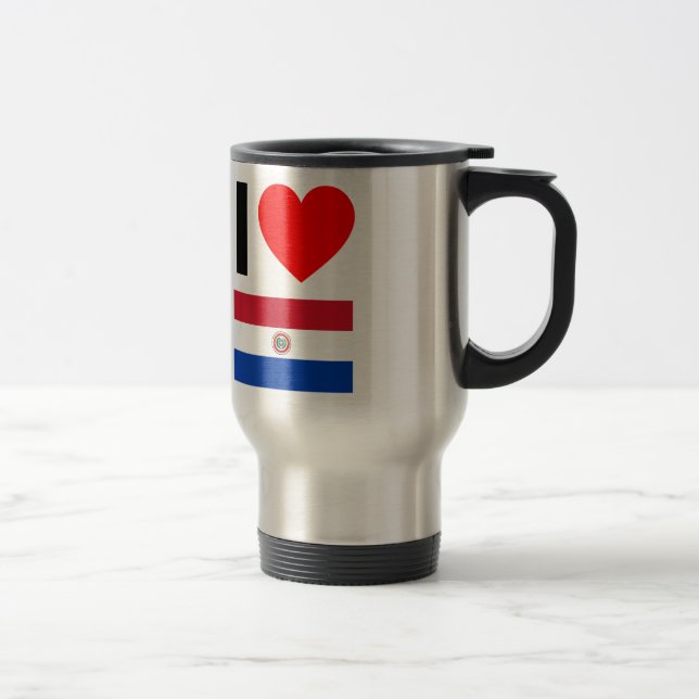 Taza De Viaje amo paraguay (Derecha)