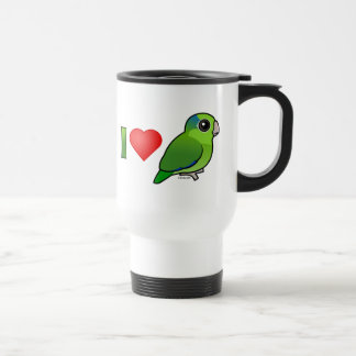 Taza De Viaje Amo Parrotlets pacífico (el verde)