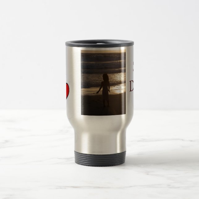 Taza De Viaje Amo San Diego (Centro)