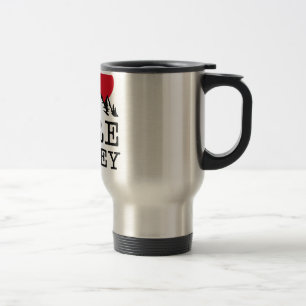 Taza De Viaje "Amo taza del viaje del valle del atrevimiento"