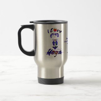 Taza De Viaje Amo yoga+Cita divertida