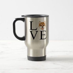 Taza De Viaje Amor de Shiba Inu