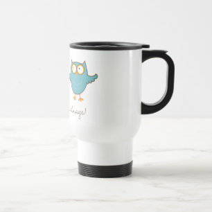 Taza De Viaje amor del búho usted