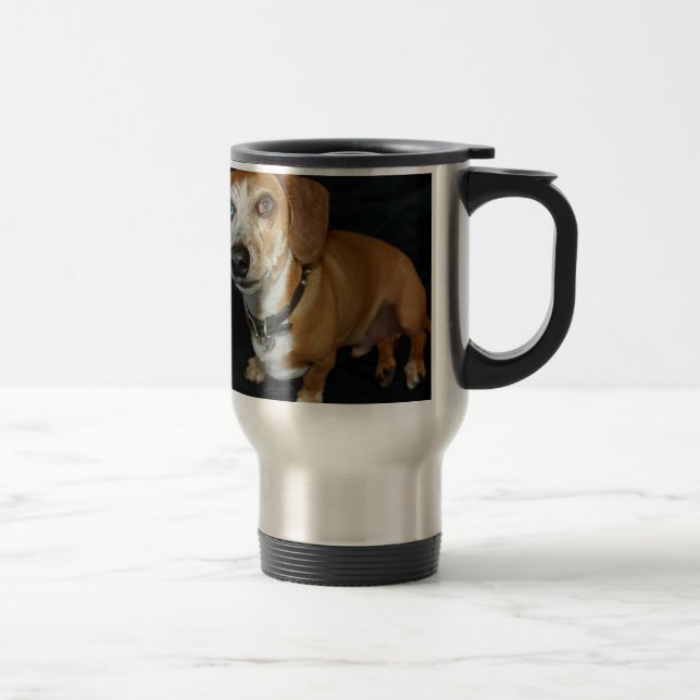 Taza De Viaje Amor del Dachshund (Derecha)
