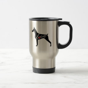 Taza De Viaje Amor del Doberman