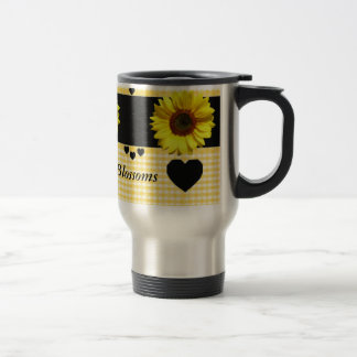 Taza De Viaje Amor florecer Sunflower Travel Mug