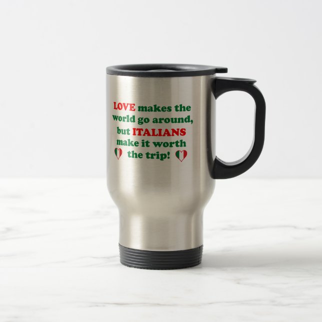 Taza De Viaje Amor italiano (Derecha)