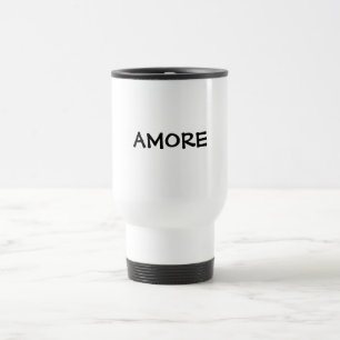 TAZA DE VIAJE "AMOR" ITALIANO MUG DEL COMUTER