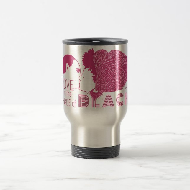 TAZA DE VIAJE AMOR NEGRO EN ROSA (Centro)