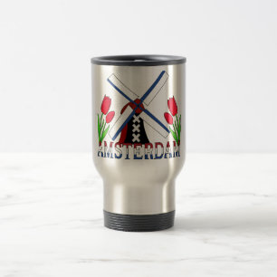 Taza De Viaje Ámsterdam Países Bajos