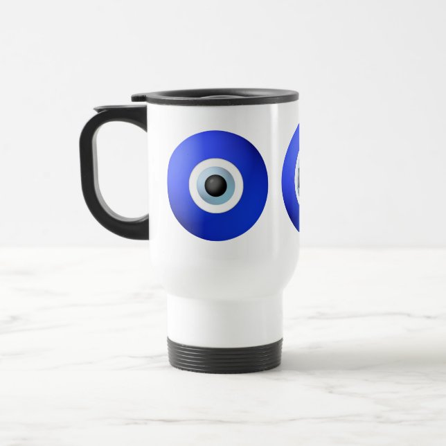 Taza De Viaje Amuleto para rechazar el mal de ojo (Izquierda)