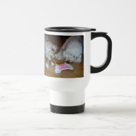 Taza De Viaje añada su foto del mascota viaje de 15 onzas/taza