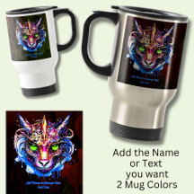 Añadir nombre texto, azul rosado fantasía Dragon o